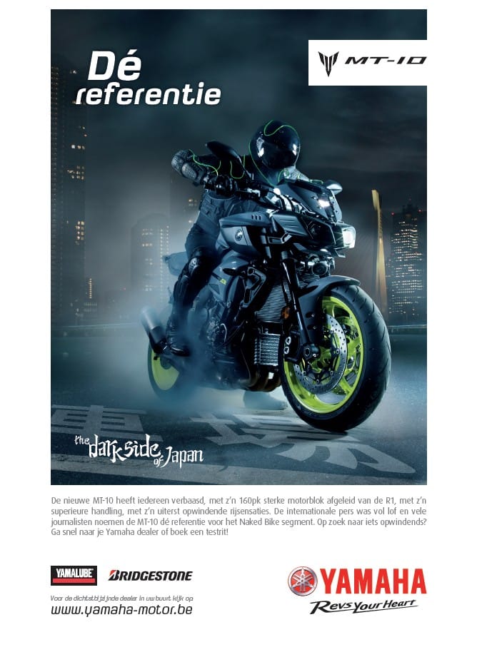 Yamaha MT10 campagne