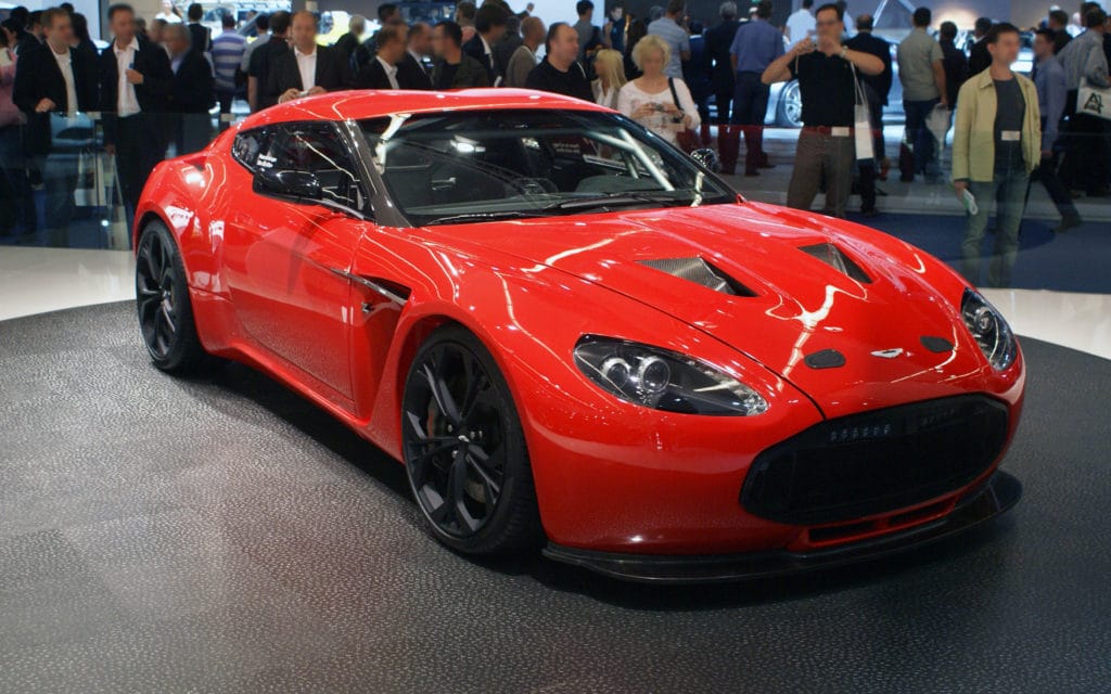 De Aston Martin Vanquish Zagato, een pareltje van de Milanese koetswerkdesigner.