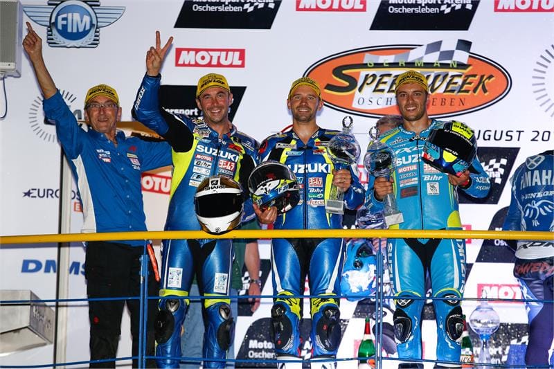 Reeds de 15de endurance wereldtitel voor het Suzuki Endurance Racing Team..